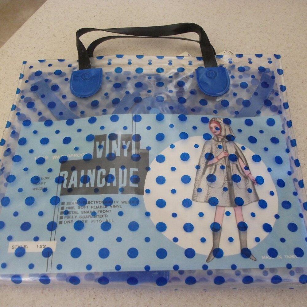 Vintage deluxe, heavy weight Vinyl Raincape